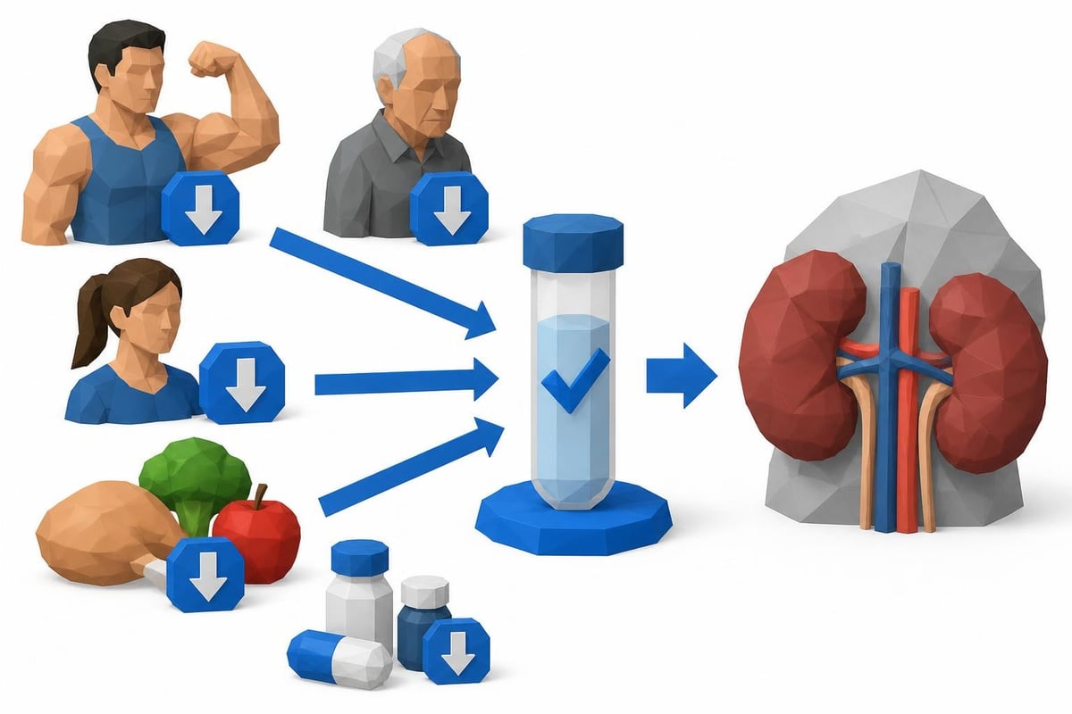 Creatinine test limitations