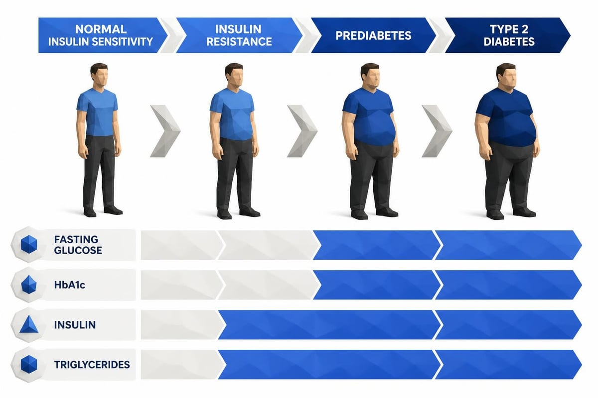 Metabolic progression timeline