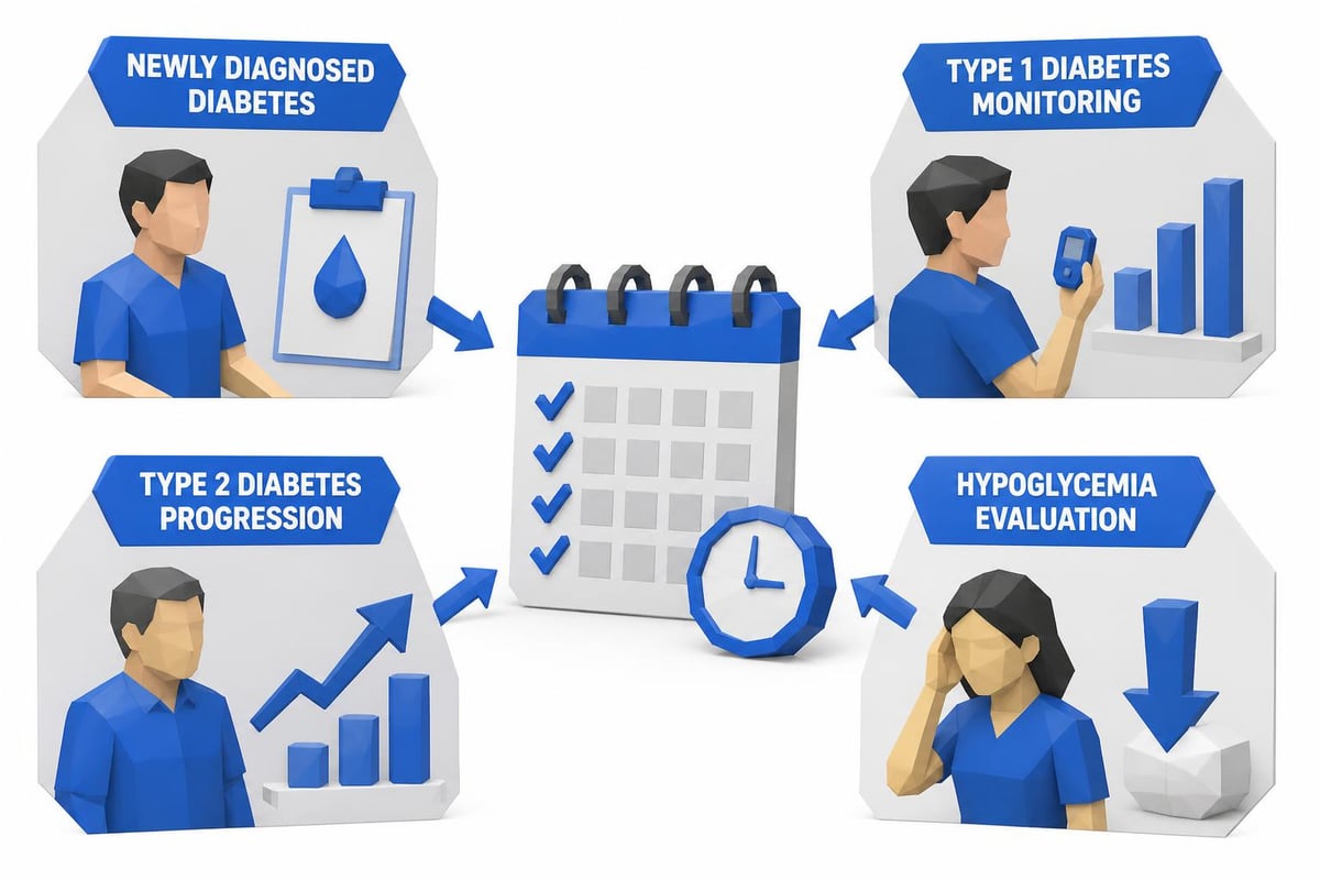C-peptide testing timeline