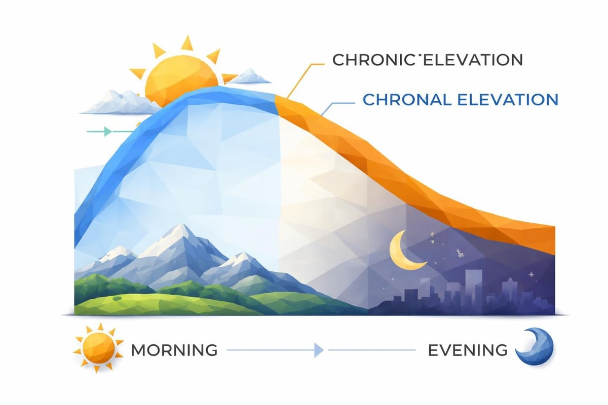 Cortisol's daily rhythm