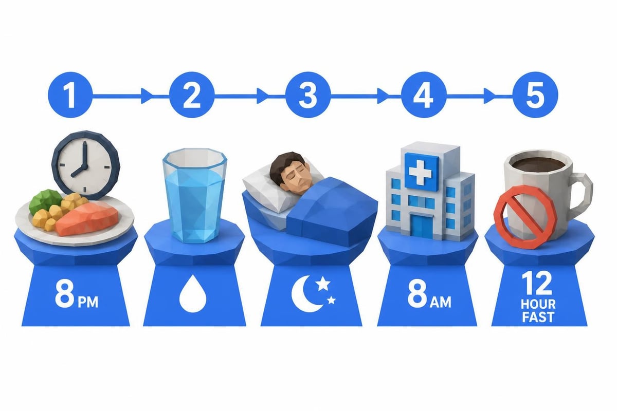 Pre-test preparation timeline
