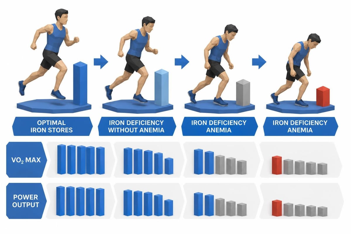 Ferritin levels and performance