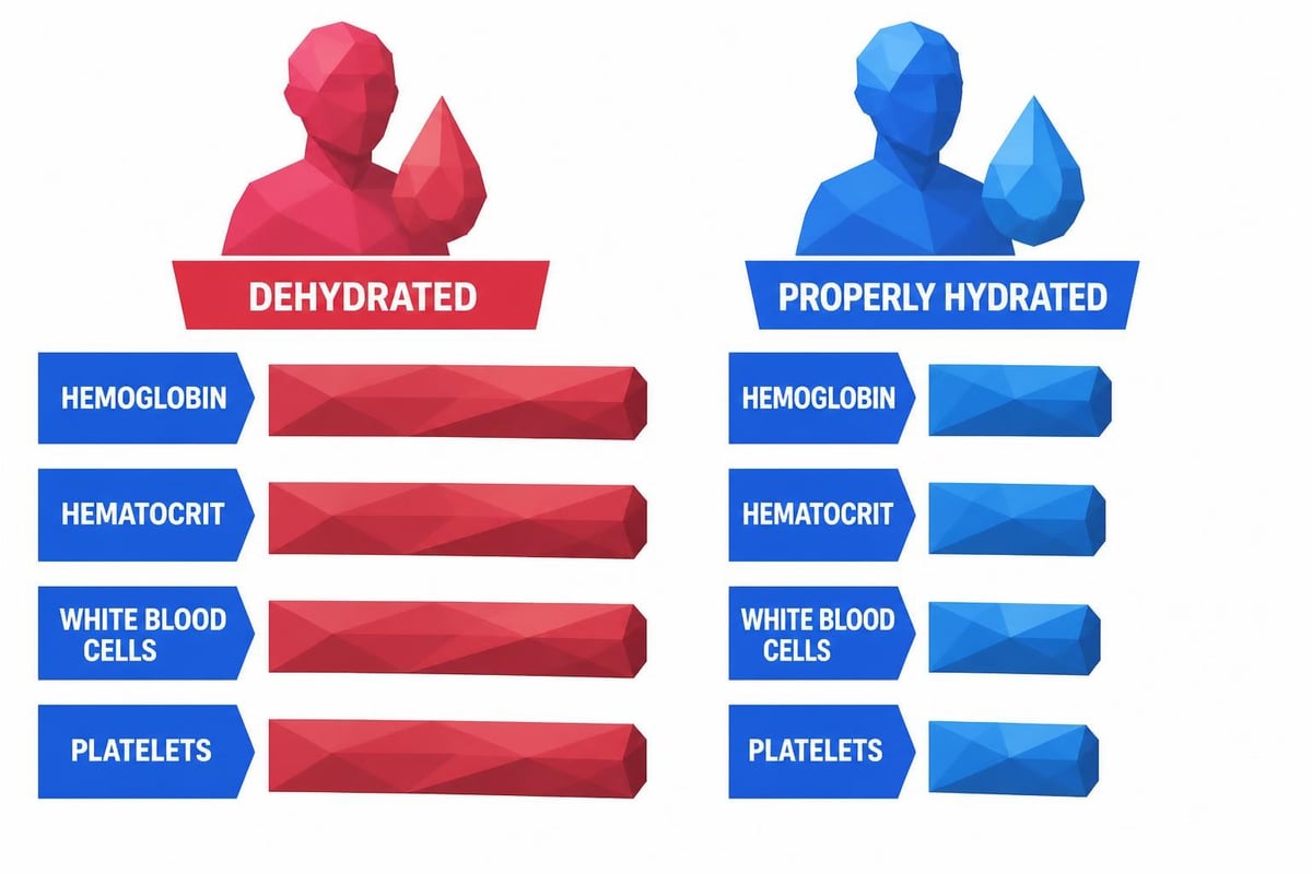 CBC dehydration changes