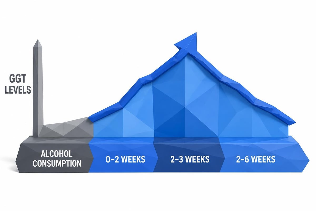 GGT elevation timeline