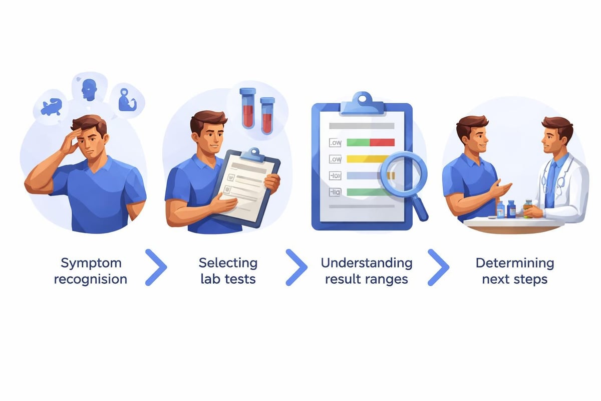 Testosterone testing workflow
