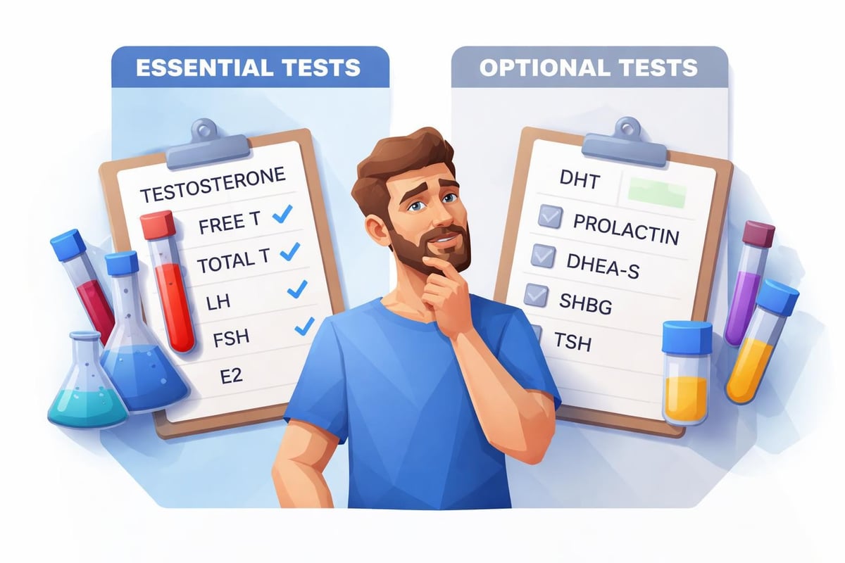 Lab test comparison table