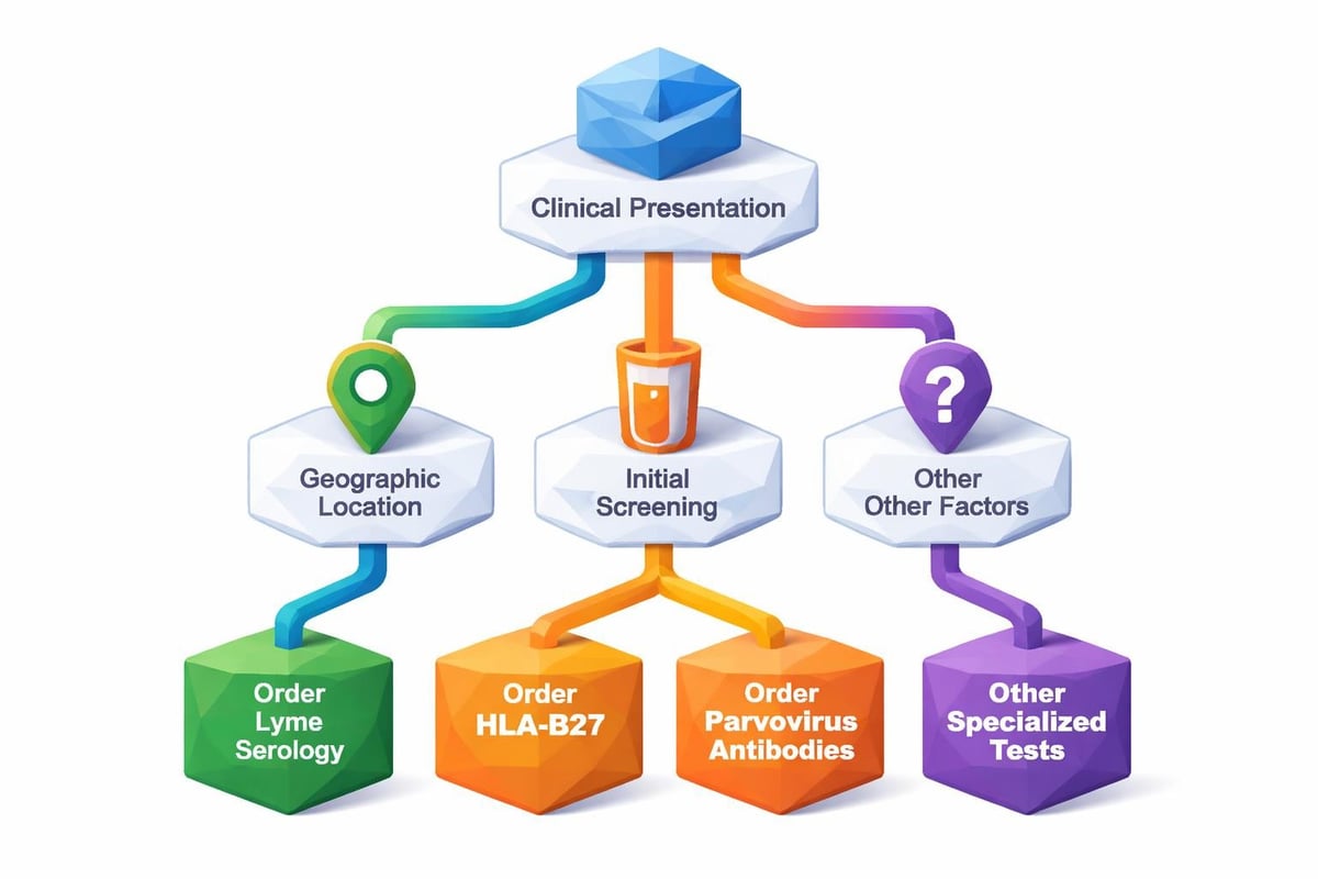 Specialized diagnostic testing algorithm