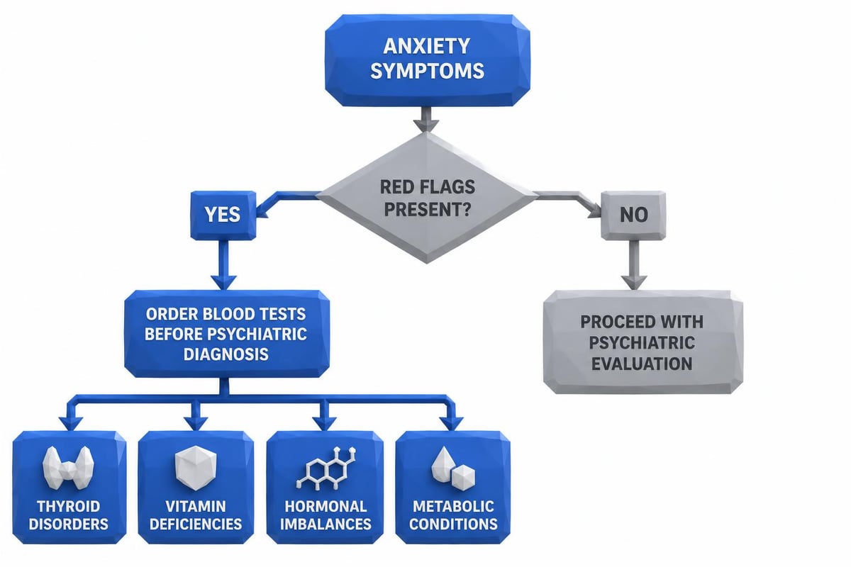 Medical conditions vs anxiety symptoms