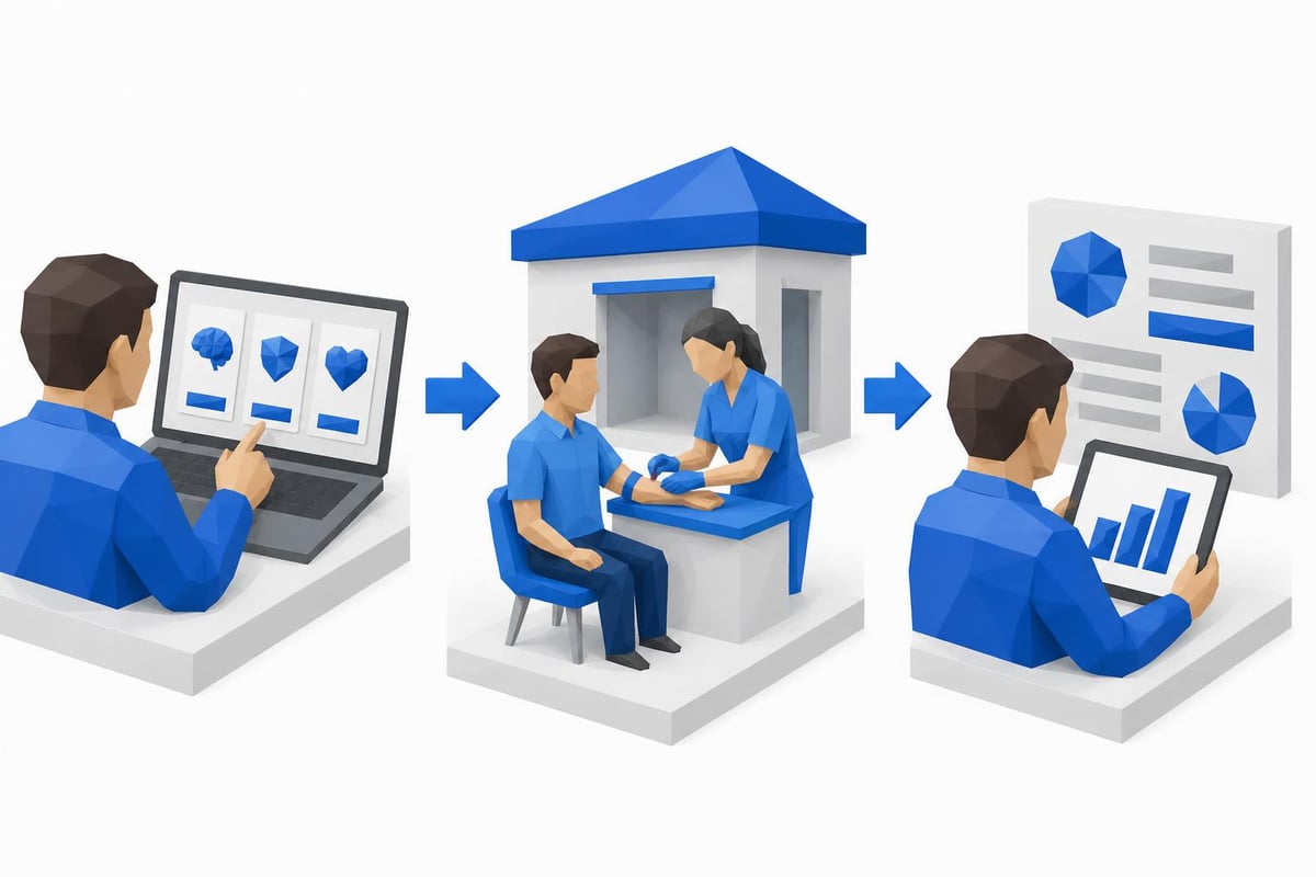 Lab testing process