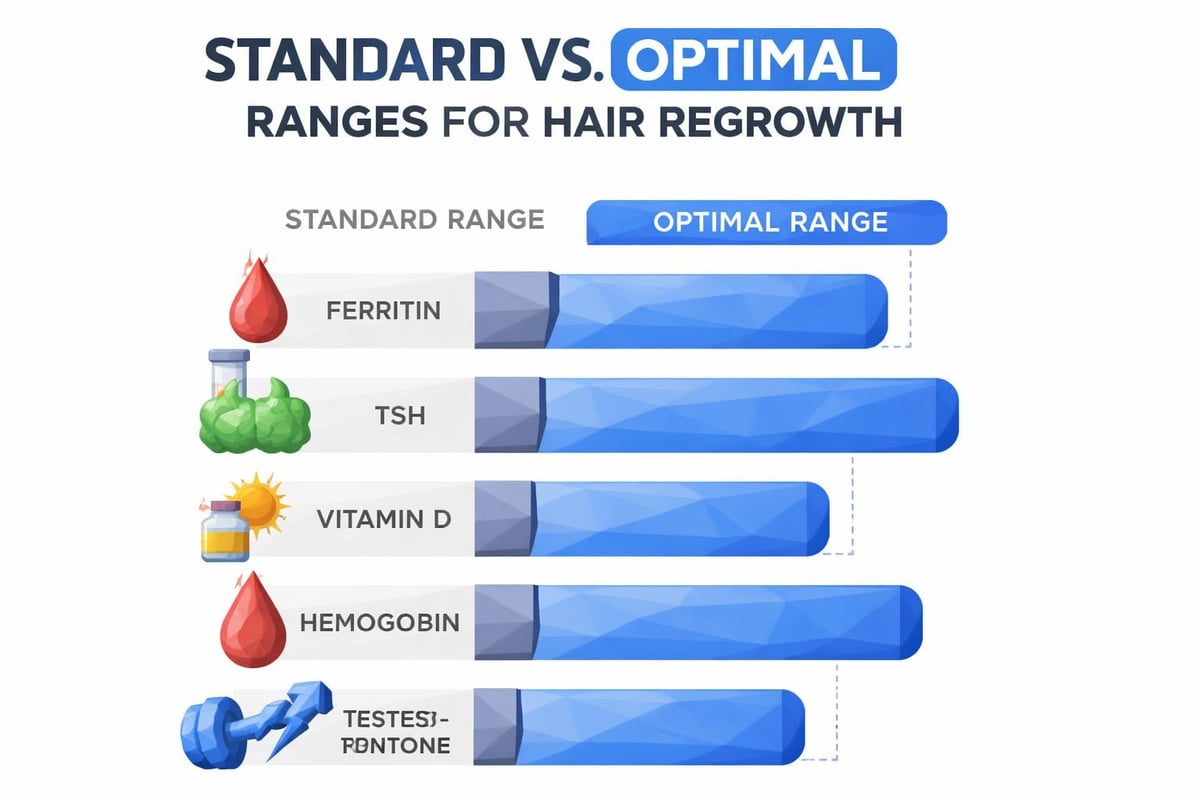 Interpreting hair loss blood test results