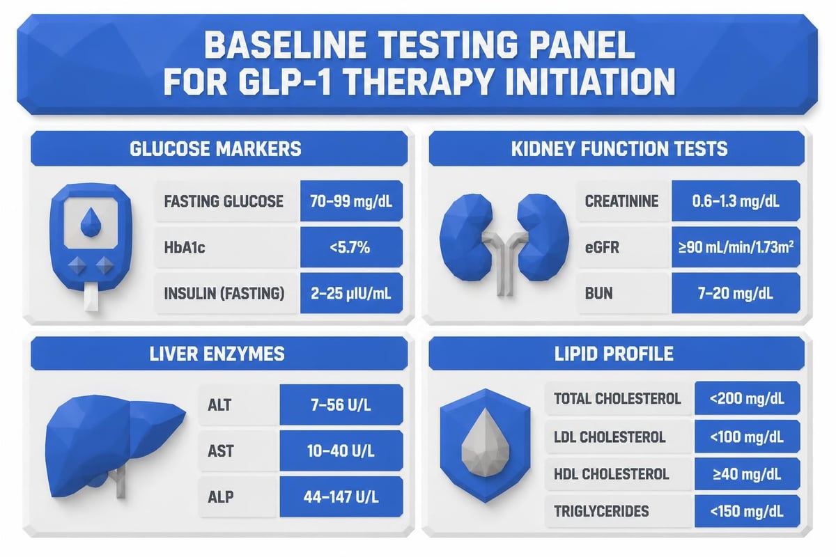 Baseline laboratory panel