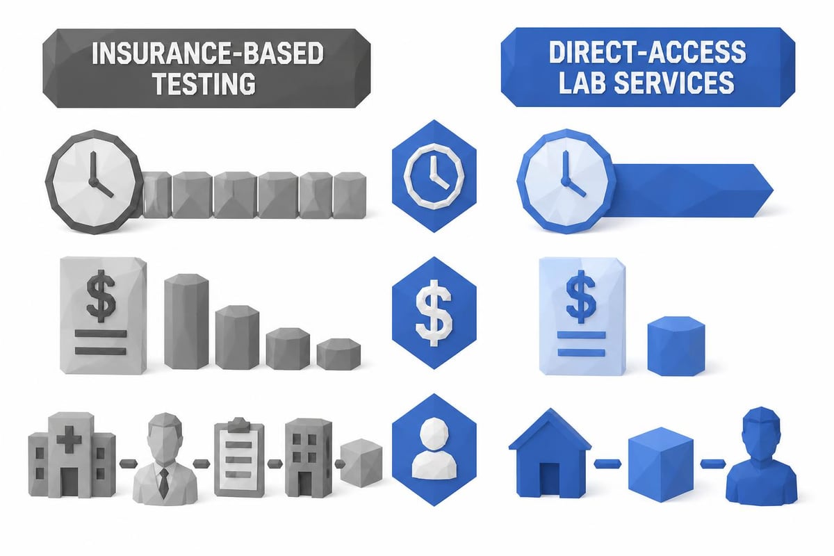 Testing access options