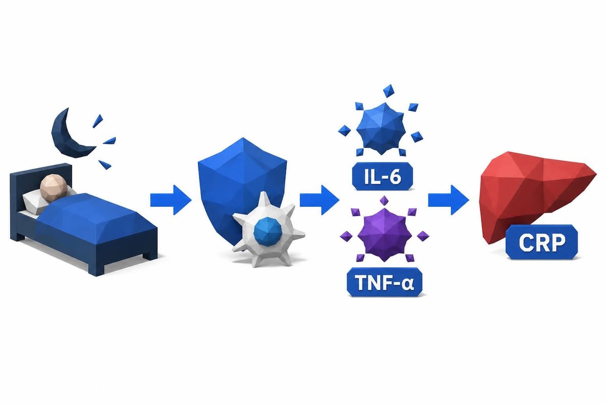 Inflammatory response to sleep loss
