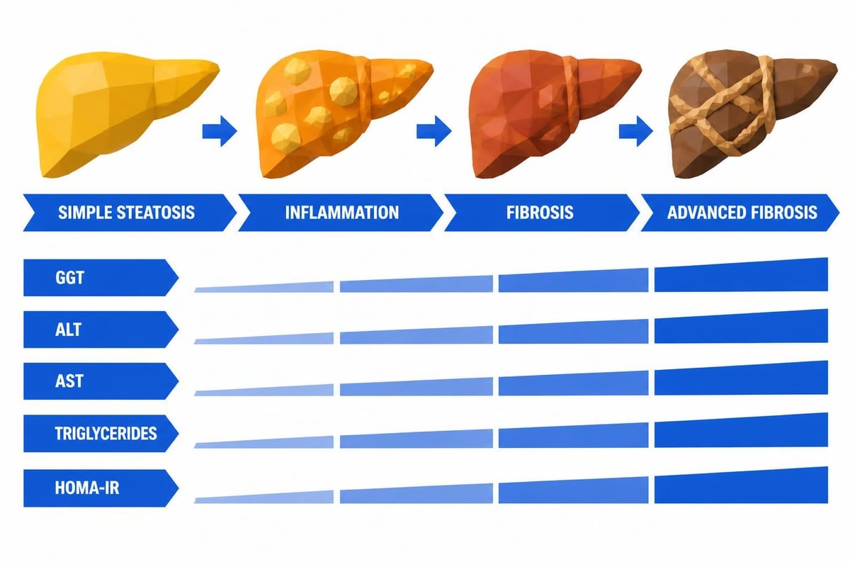 NAFLD progression markers