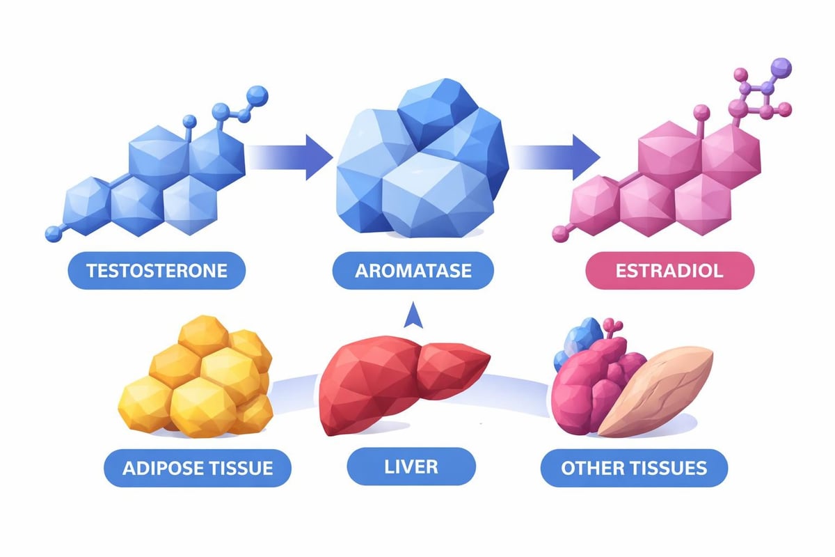 Estradiol production in men