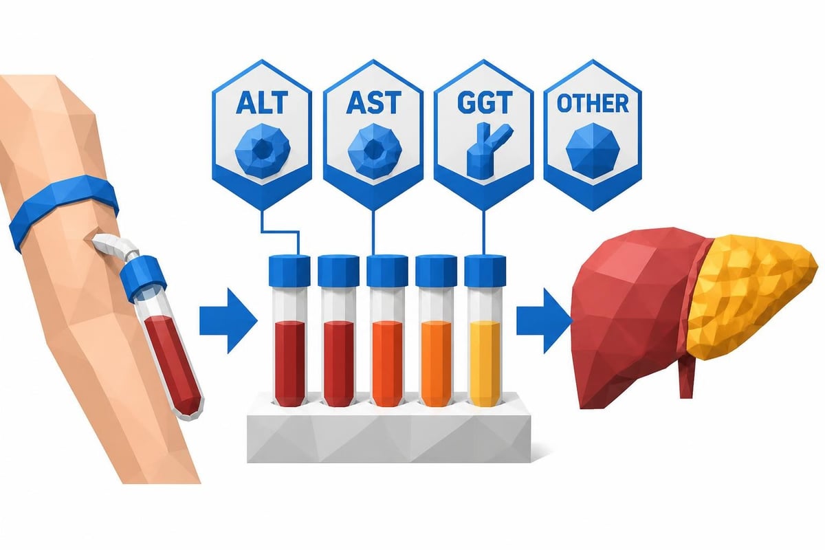 Blood test markers for fatty liver detection