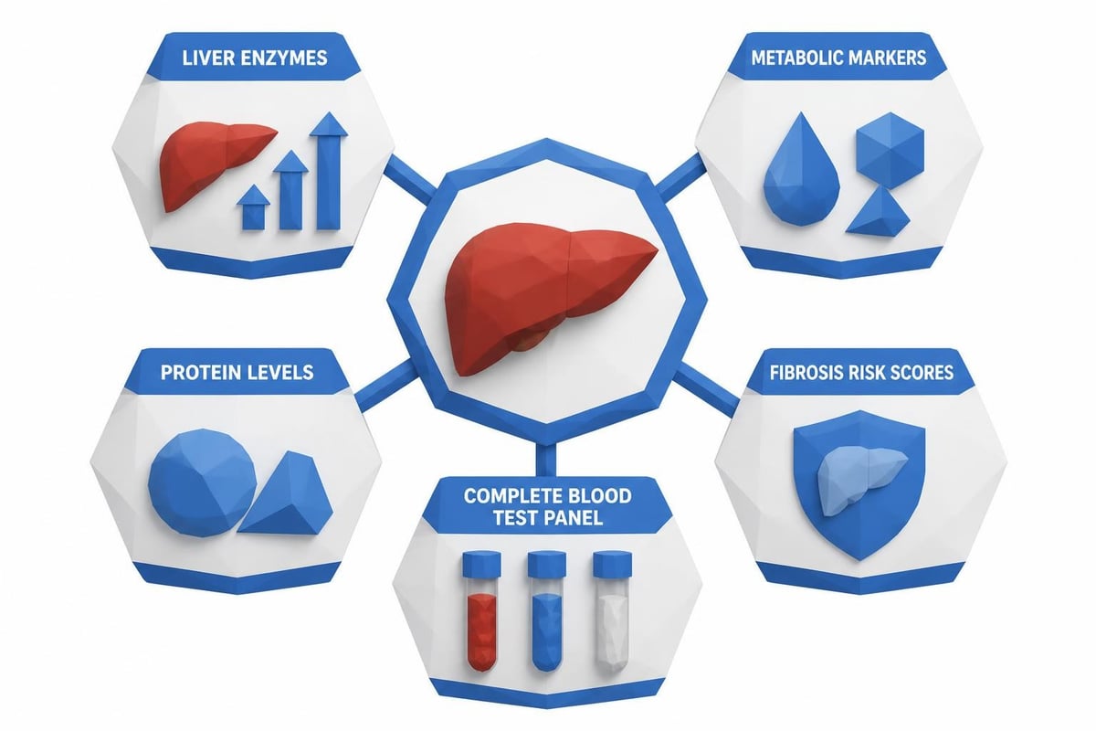 Comprehensive fatty liver testing panel