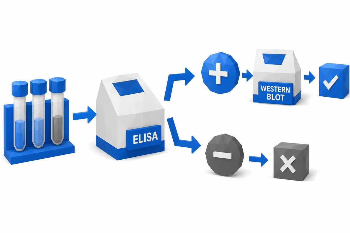 Two-tier Lyme disease testing workflow