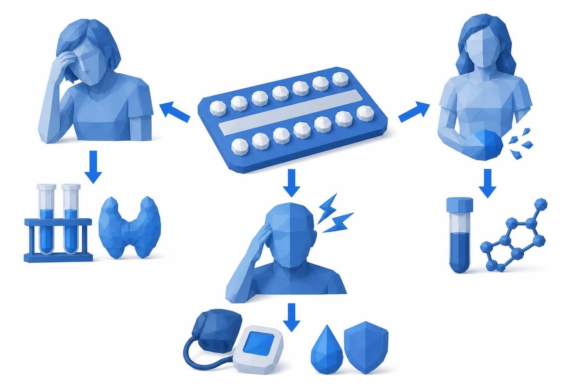 Symptom-based testing decision tree