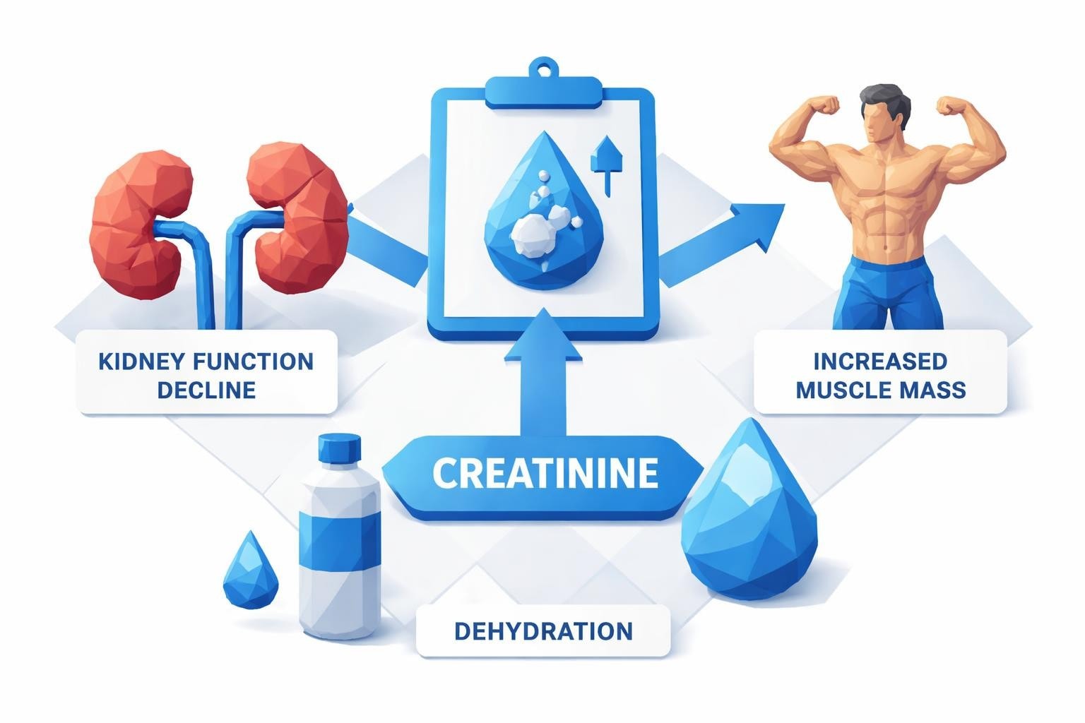 High Creatinine: Should You Worry? Kidney vs Muscle