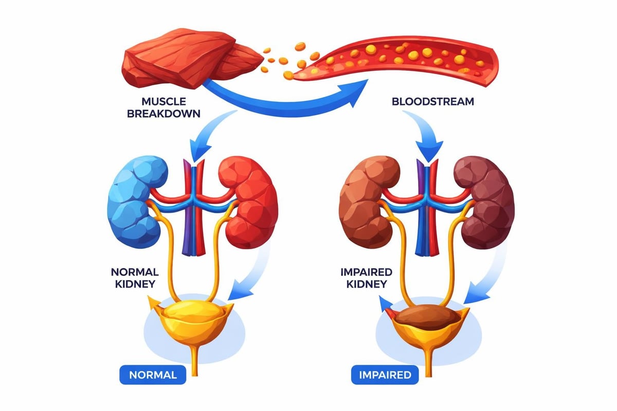 Creatinine production and filtration