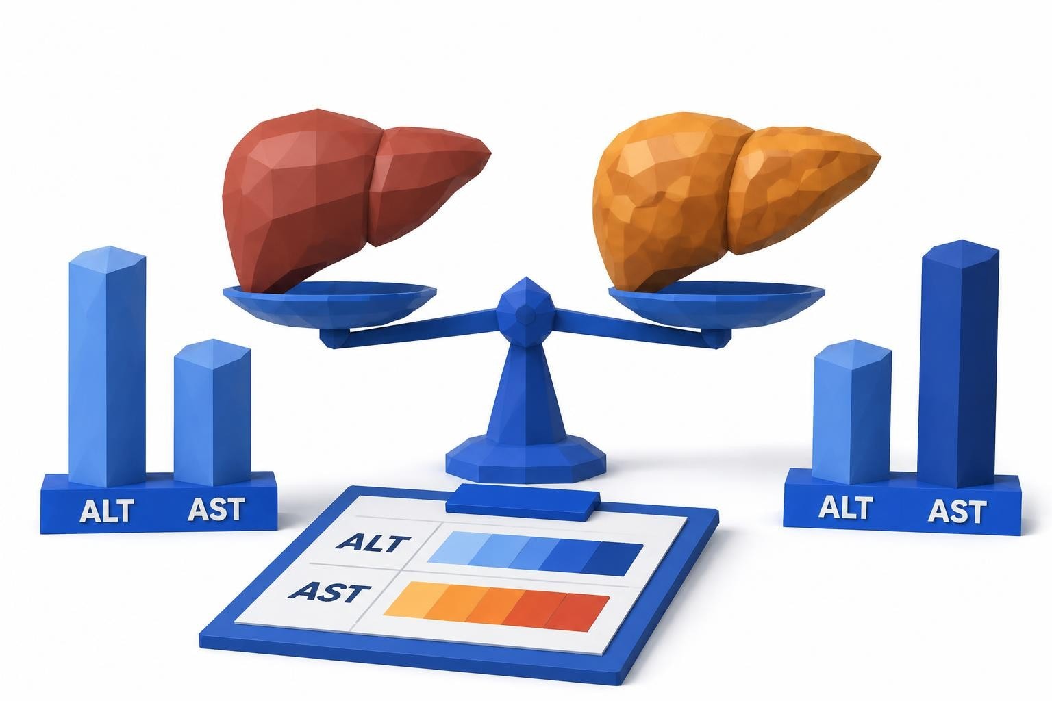 Hepatic Function Panel: ALT vs AST Liver Enzyme Ratio